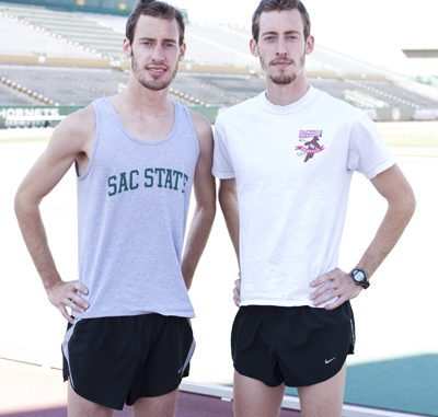 Twin brothers and Sac State track athletes Mark and Luke Frazier made the 2011 Fall All-Academic team in the Big Sky Conference.
