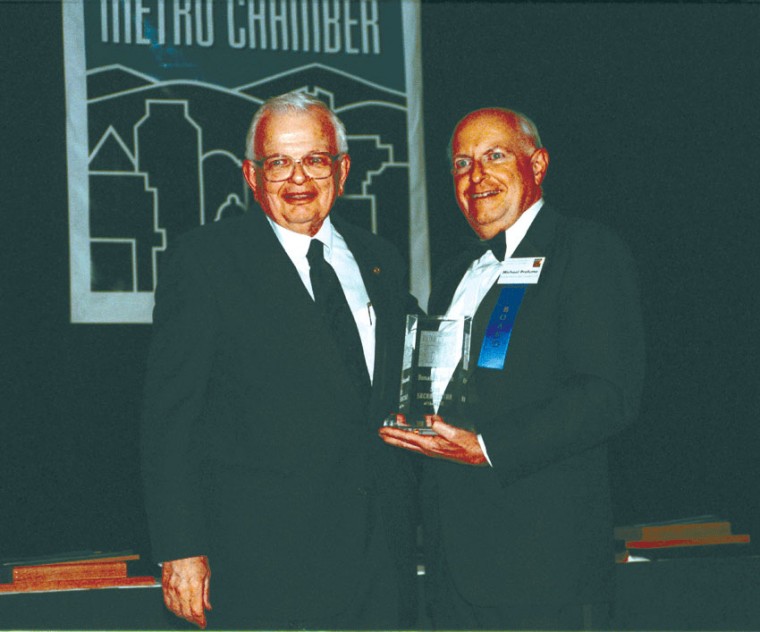 Image: Sacramento Chamber of Commerce honors President Gerth::