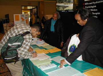 Image: Students find opportunity at Career Fair:Photo by Lindsay Egan/State Hornet: