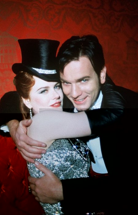 Image: Seeing Red:Ewan McGregor and Nicole Kidman star in the musical extravaganza Moulin Rouge.: