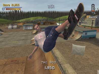 Image: Tony Hawk?s third game lets you grind with skating?s best:Tony Hawk?s Pro Skater 3 lets you choose one of 13 skaters such as Bam Margera, Steve Caballero and Jaime Thomas, or lets you create your own. The game also features music from bands such as Alien Ant Farm, Del the Funky, Homosapien, Ozomatli, The Ramones: