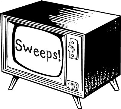 Image: TV gears up for February sweeps:Graphic by Cody Frost/State Hornet: