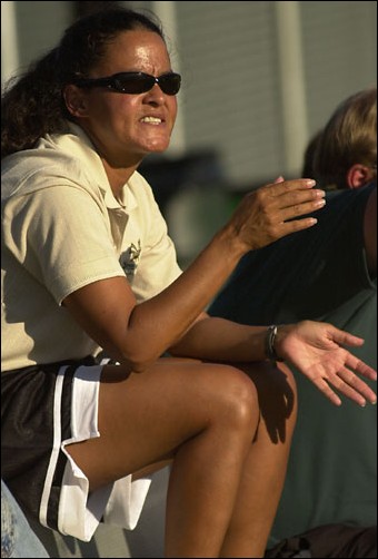Image: Hanks revamped squad yet to reach full potential:Sac State head coach Karen Hanks is in her second year. :