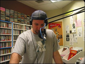 Image: Whats The Frequency?:Junior history major Greg Flagg entertains those that can hear his show on KSSU Mondays from 2 to 4 p.m. KSSU operates from the ground floor of the University Union with three watts of power. By contrast, Capital Public Radios KXPR with 50,000 watts. :