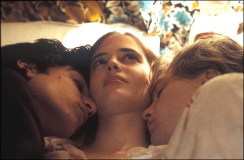 Image: Passion and love rule NC-17 film of youth and sexuality in Paris:Photo courtesy of Twentieth Century Fox Brother and sister Isabelle and Theo meet and bring home an American student, Michael, for a threesome and passionate conversation.:
