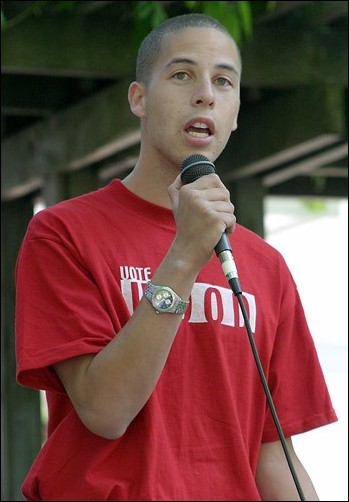 Image: ASI candidate debate centers around RWEC:Red Slate candidate debates the RWEC. Photo by Jolana Howard, State Hornet: