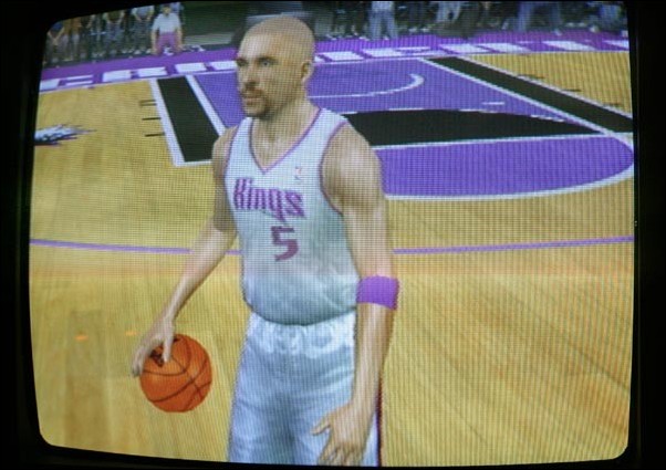 Image: Column: Kings can win a crown:ESPN NBA 2k5 illustration of what Jason Kidd would look like as a King.Photo by Jolana Howard/State Hornet: