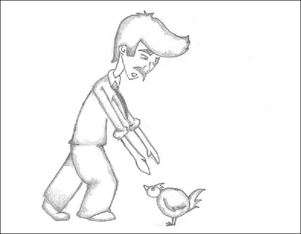 Image: The real reason why theres no chickens:Illustration by Gilda Yaghoubian/The State Hornet:
