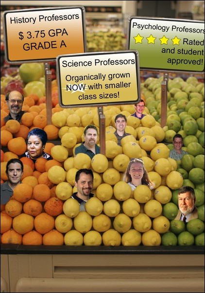 Image: Professors by the Pound:Click to enlarge. Graphic by Jocelyn McGregor/The State Hornet: