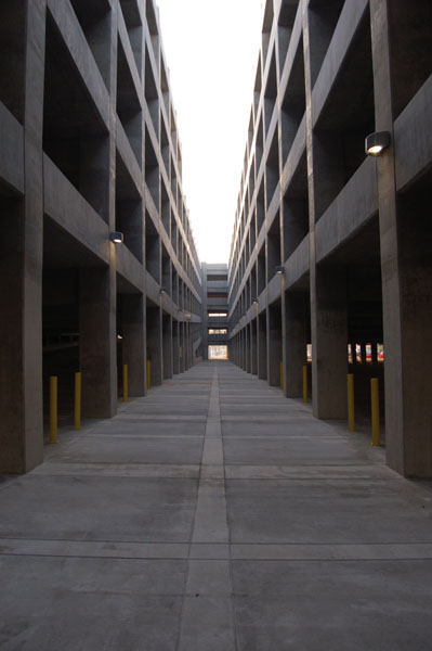 A valet parking service is available to a portion of Parking Structure III, which opened Jan. 29 to the public.: