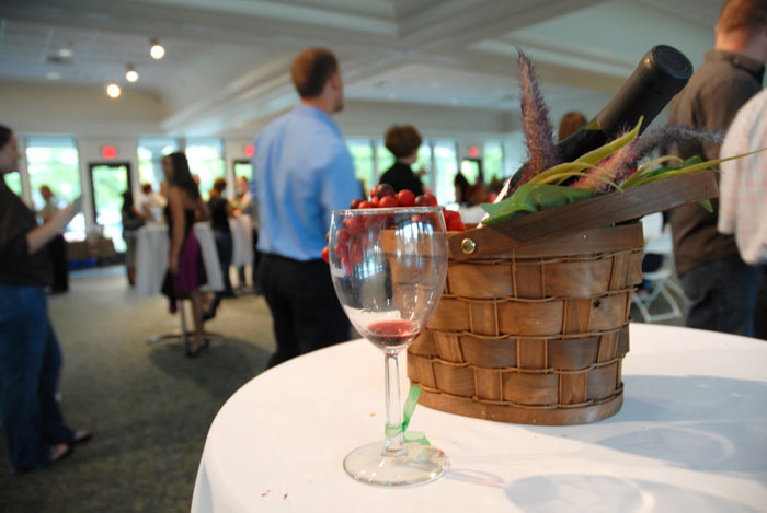 Wineries and local restaurants were present at the wine tasting held in the Sacramento State Alumni Center on Thursday evening. The event was a fundraiser put on by the Pre-Dental Association.: