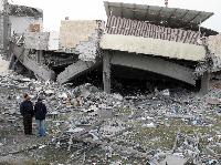 The American International School in Gaza was destroyed by an Israeli airstrike on Jan. 3.:McClatchy Tribune