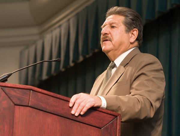 Sacramento State President Alexander Gonzalez delivered his fall address Thursday.: