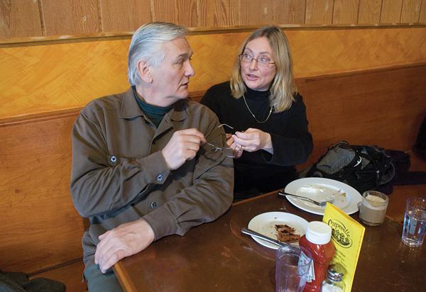 marriage:Ray and Susan Tater discuss the keys to a successful long-term relationship over lunch. :Nallelie Vega - State Hornet