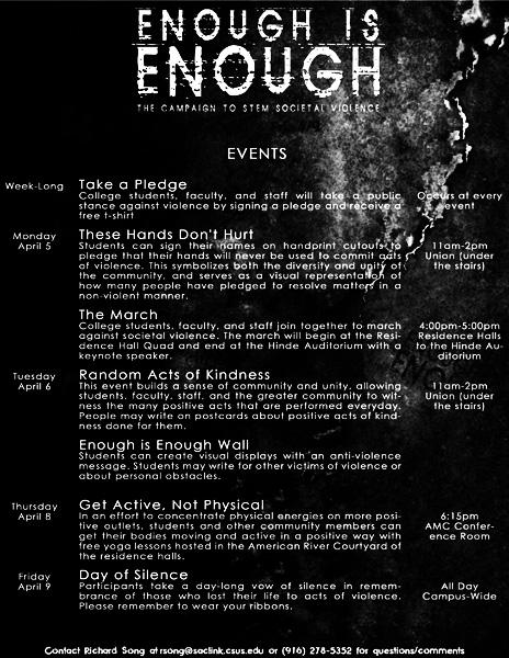 enough is enough::