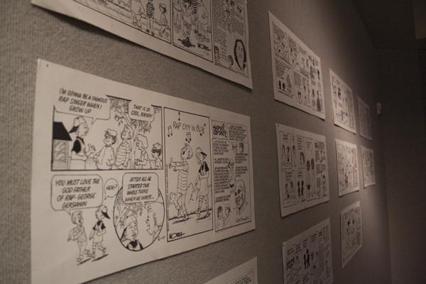 morrie1:Morrie Turner, creator of the ?Wee Pals? comic series, has his civil rights cartoons displayed on the walls of the University Union Gallery until Sept. 30.:Jesse Sutton Hough - State Hornet 