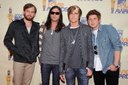 KOL1:Kings of Leon attends the 18th Annual MTV Movie Awards held at the Gibson Amphitheatre. Los Angeles, May 31, 2009.:McClatchy Tribune Courtesy Photo