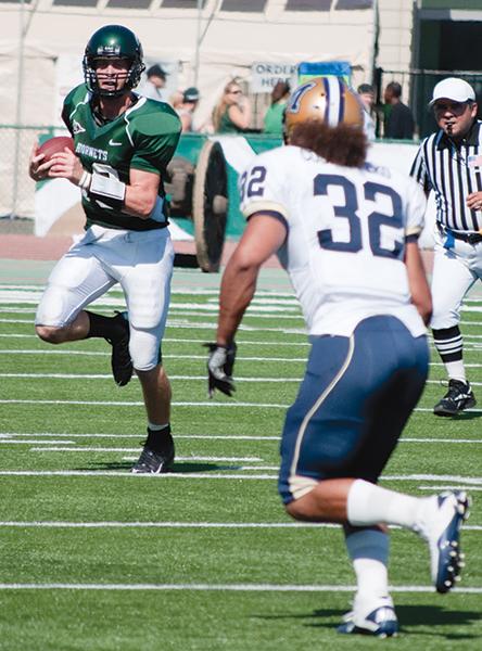 Former Sac State quarterback Jeff Fleming was invited to the NFL
Super Regional Combine in Detroit on March 30-31.
