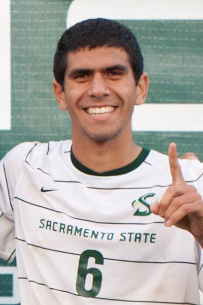mens soccer draft:Former Sac State midfielder Fernando Cabadas was selected in the MLS draft by the New England Revolution :File Photo