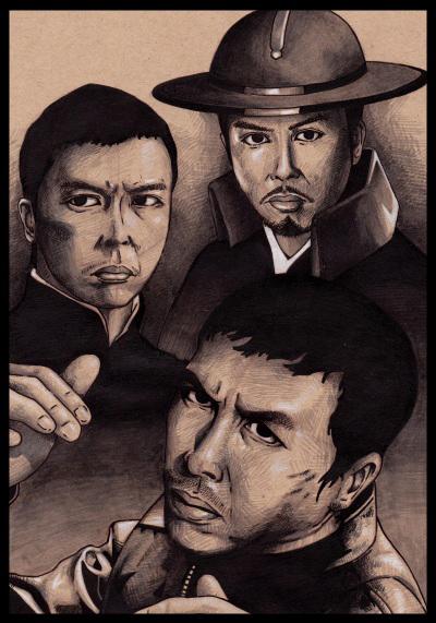 organic humanity donnie yen:Celso Dalisays piece titled Donnie Yen.:Courtesy photo
