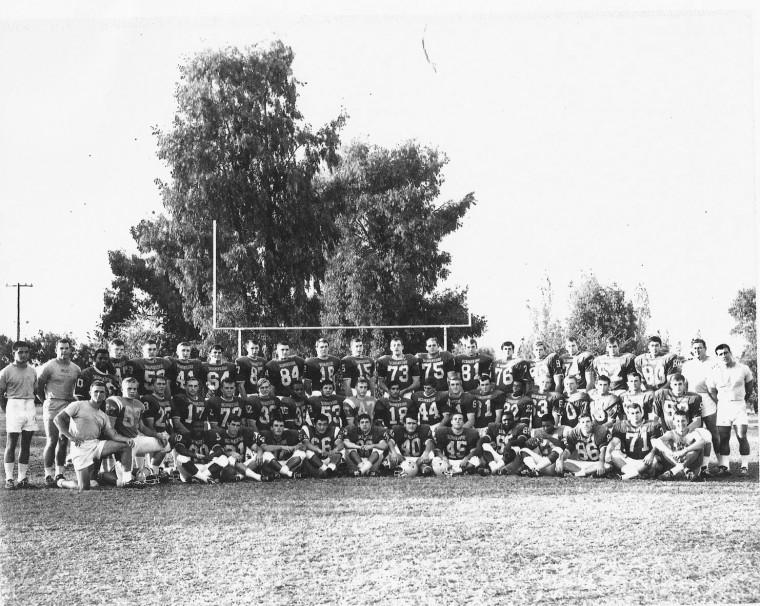 rp1:The 1967 Sac State freshman football team is now commemorated on campus.:Photo Courtesy of Bill Kutzer