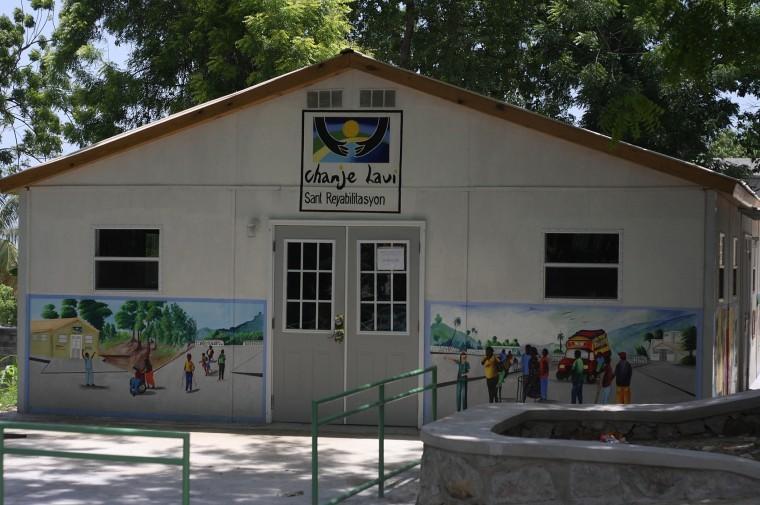 The amputee clinic in Port au Prince.
