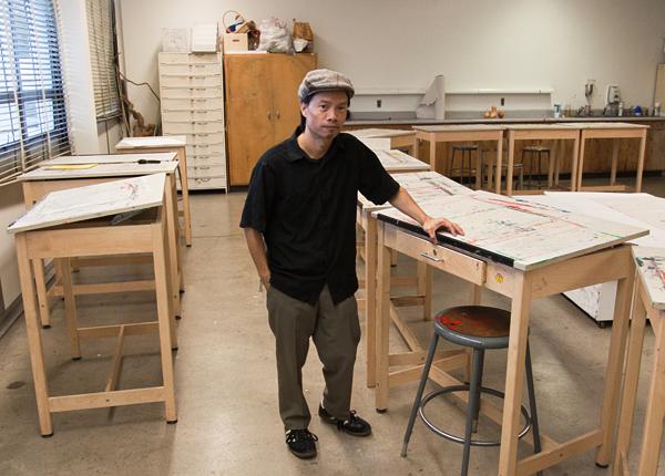Evri Kwong, assistant professor in the art department, alleges
that his job will be terminated after spring 2012. 
