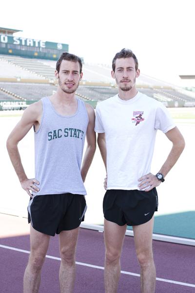 Twin brothers and Sac State track athletes Mark and Luke Frazier made the 2011 Fall All-Academic team in the Big Sky Conference.
