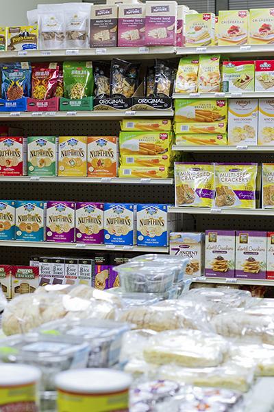 Gluten Free Specialty Market has many kinds of food, all of which is gluten-free and most of which is allergen-free and safe for specialized diets.
