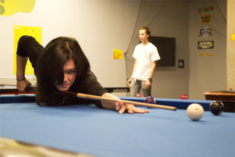 Sacramento State English complementary major Cindy Ho has won an 8-ball and two 9-ball tournaments at the University Union’s Game Room.