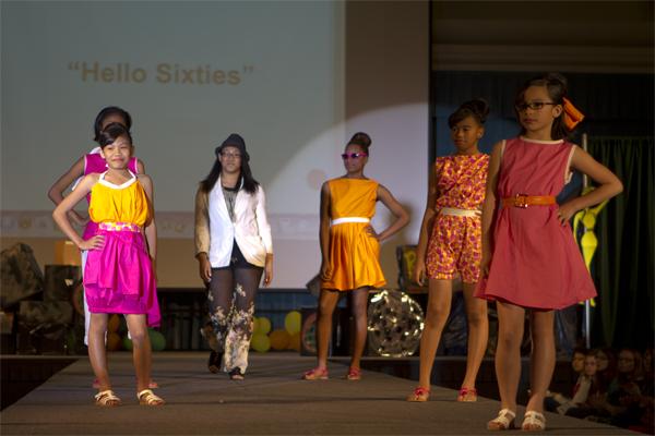 Teenage models walked the runway for Student Fashion Association President Tamika Bellamy’s fashion show in the University Union on Saturday. 
