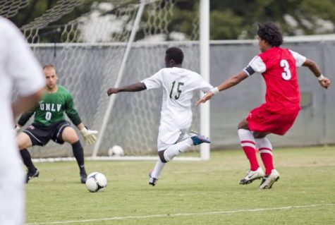 Men’s soccer breaks a three-game losing streak and gets the win against UNLV