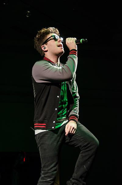 Hoodie Allen live at the Union Ballroom Monday night, brought to you by UNIQUE Programs.
