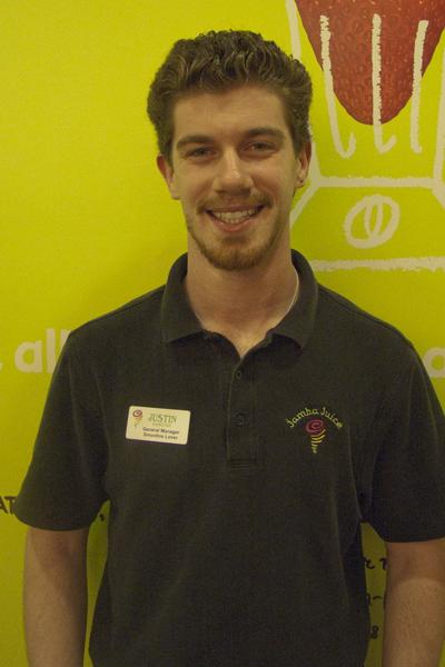 Justin Hamilton is the general manager of the Jamba Juice located in the Union.
