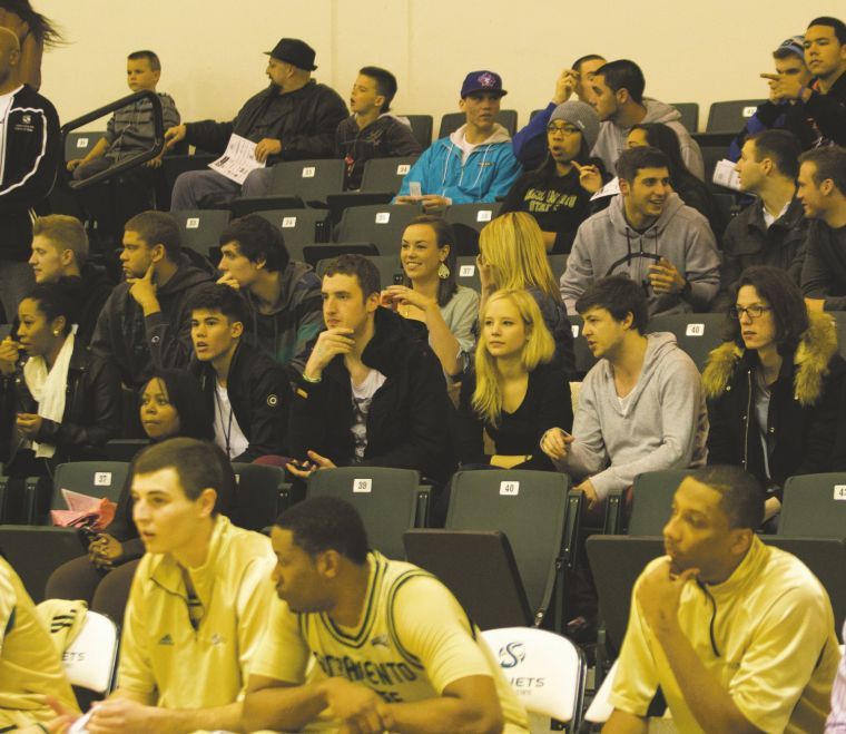 Seats remain empty even during the more popular sports.
