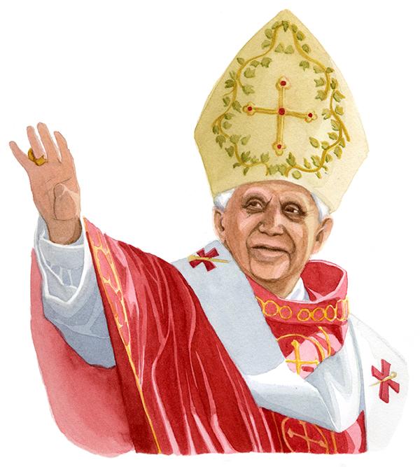 ILLUSTRATION: Pope Benedict XVI