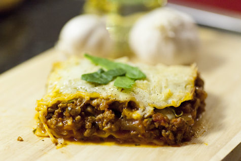 Lasagna is an easy-to-make Italian dish and can be made with different ingredients such as eggplant, spinach or meat. It is great to serve at a big family dinner or to save for leftovers to be used for lunch during the school week.