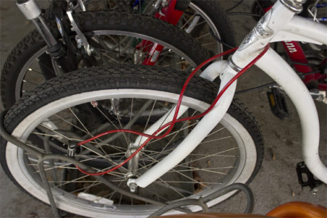 Bicycle bandits keep bagging up bikes