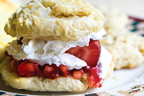 These delightful strawberry shortcakes will be the perfect dessert during a hot summer day. Wait for the shortcakes to cool, then add the whipped cream and strawberries and serve.