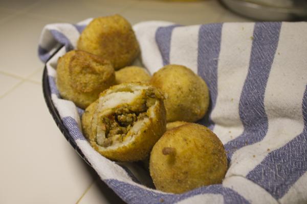 Porto’s Bakery and Cafe is a few hours away in Southern California, but the tedious work of rolling and stuffing potatoes and packing the potatoes with savory beef will be a worthwhile adventure.
