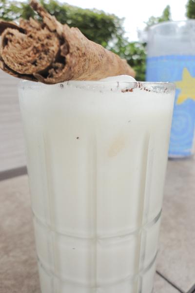 Homemade horchata beats the heat