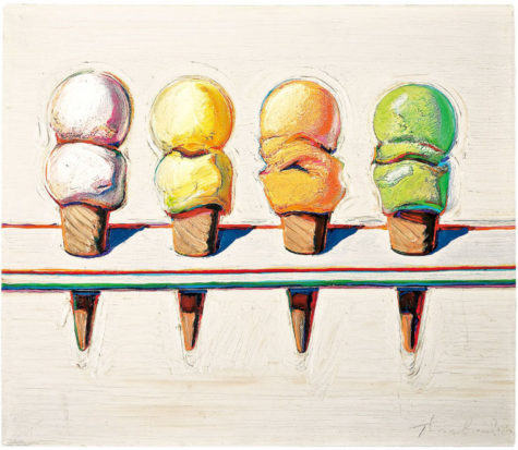 Thiebaud headlines exhibits in library