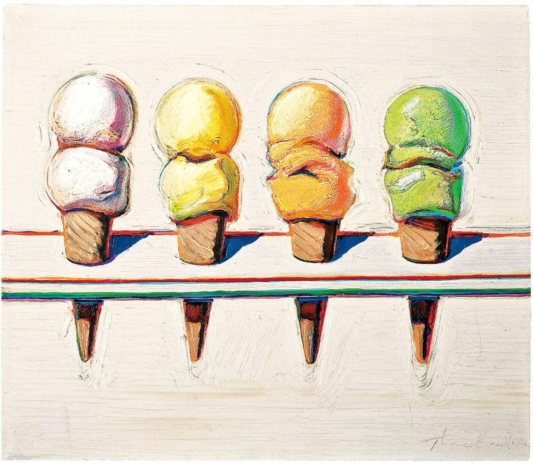 Paintings like this one will be featured at “The Paul LeBaron Thiebaud Collection” art exhibit in the Sac State library gallery.