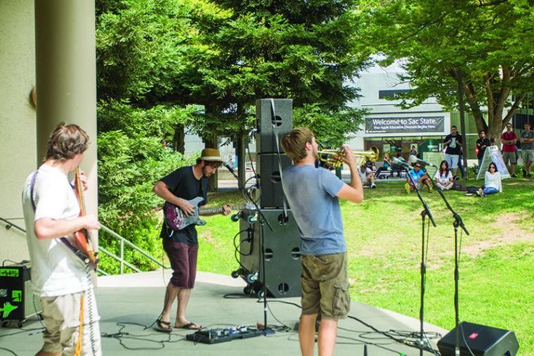 EGG performing at Serna Plaza on Wednesday. EGG will be performing Thursday at Bislas at 8 PM. They will also be playing Sept. 27 at Harlows in Downtown Sacramento.