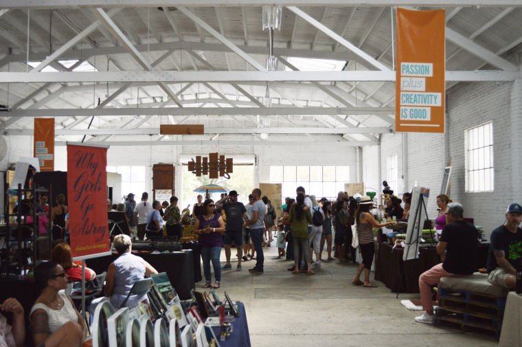 Located in a former furniture warehouse, GOOD: street food + market provides locals with a place to shop for food and art.