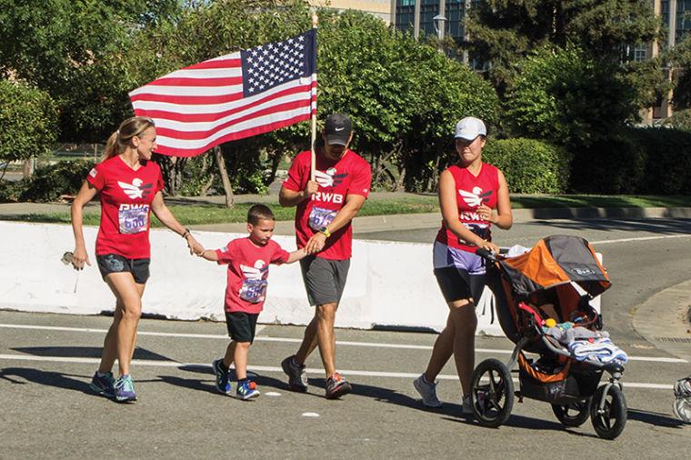 Friends and families came out to show their support for the troops for Run to Remember, a 5k and 10k that honors the victims of 9/11 and their families.