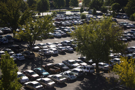 Sacramento State students drift towards parking structures, causing delays and congestion
