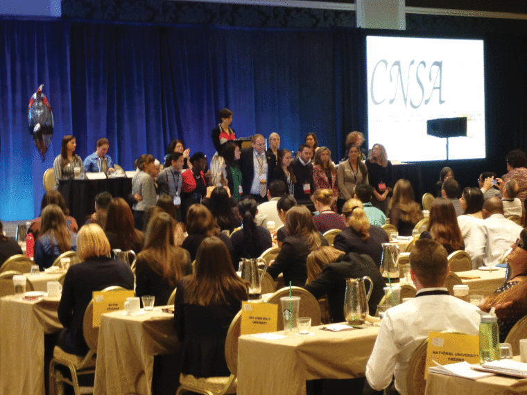 The+California+Nursing+Student+Association+elected+its+new+Board+of+Directors+at+its+convention+last+month.+The+Board+includes+three+Sacramento+State+students+-+Eboni+Cross%2C+Ella+Demchuk+and+Melissa+McClanahan.