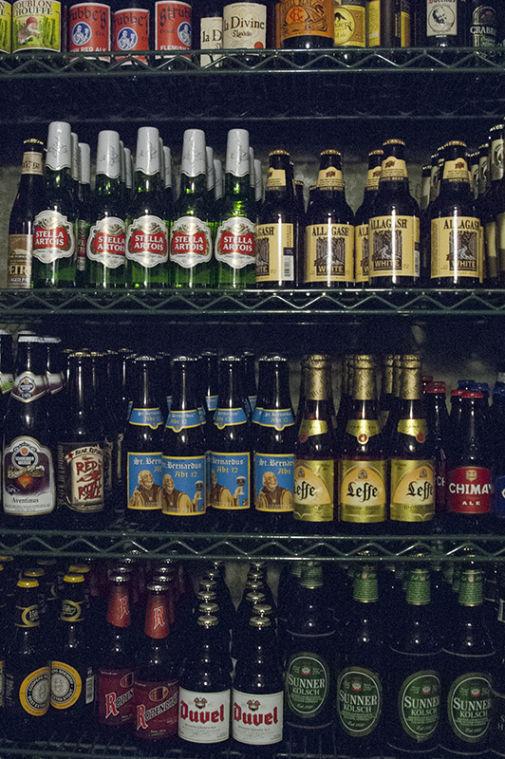 The Shack offers more than 100 different bottled beers such as Stella Artois, Allagash, Leffe and many more.
