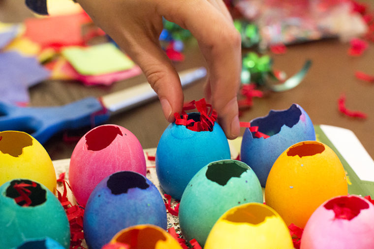 Cascarones are hollowed out chicken eggs filled with confetti, ribbon and small toys traditionally used to celebrate Easter.